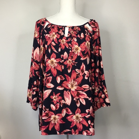 Roz & Ali floral blouse - Picture 7 of 7